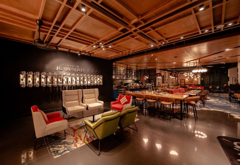 Lounge and bar interior — The Kuala Lumpur Journal Hotel