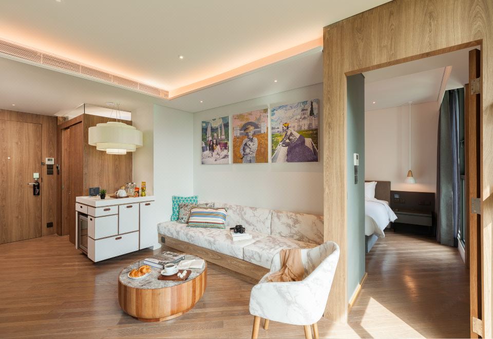 Guest room sitting area — Volve Hotel Bangkok